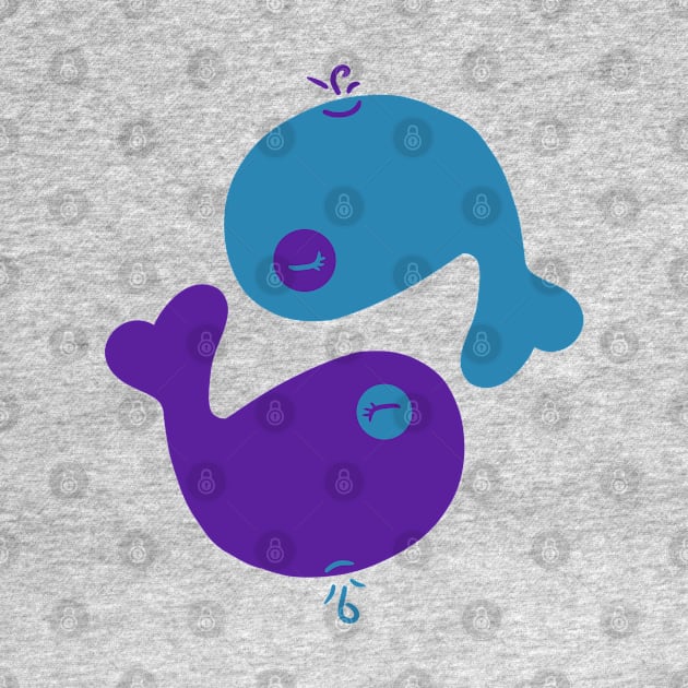 Whale Yin Yang by PickFairy